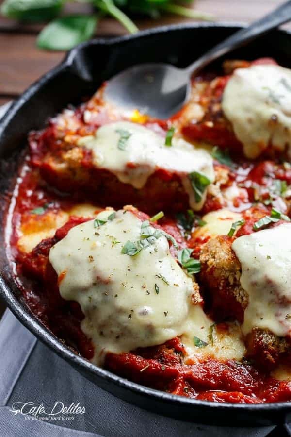 One-Pan Mozzarella Stuffed Chicken Parm: Weeknight Perfection